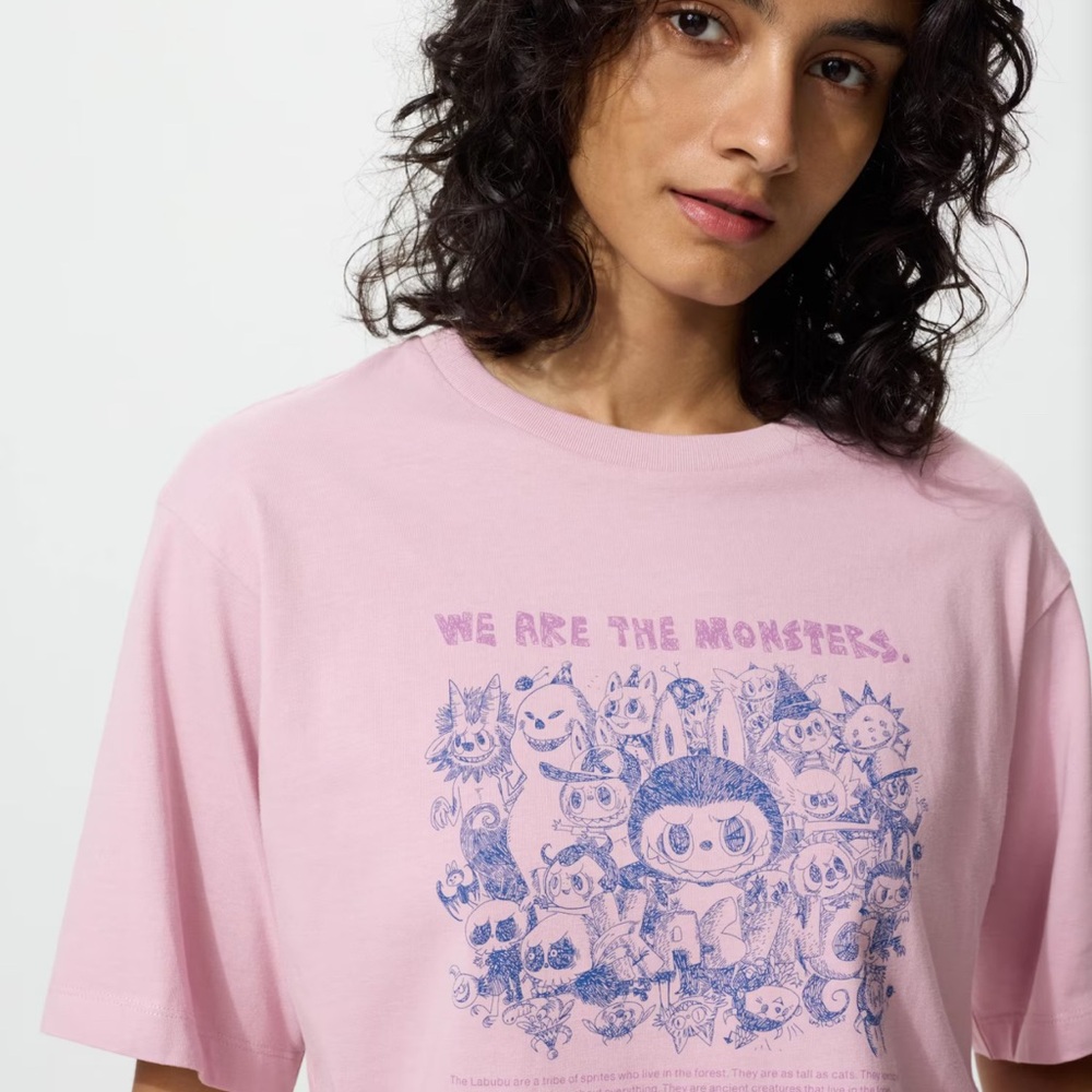 POP MART The Monsters Graphic T-Shirt size Large
